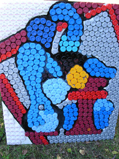 Deckelbild - femme au visage jaune