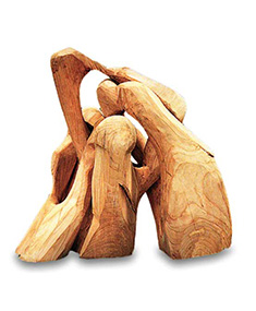 Skulptur - junge familie